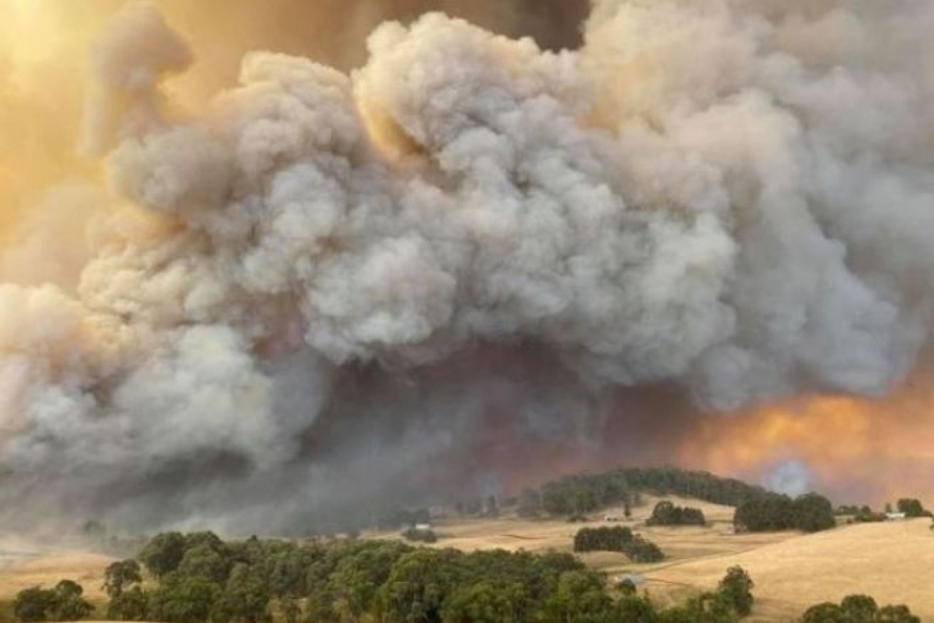 Fires could again threaten towns that already burnt at the weekend.