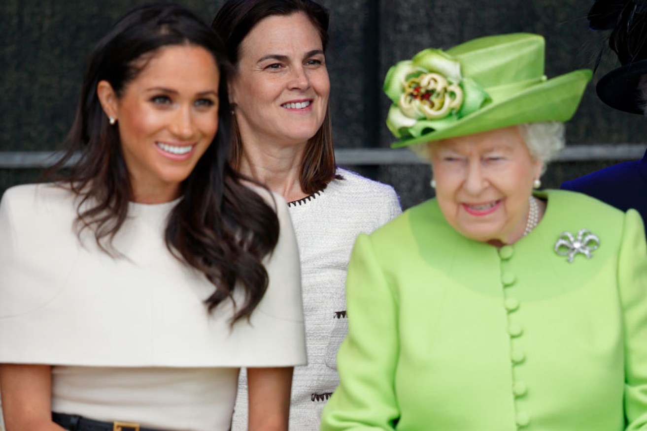 Meghan Markle and Queen Elizabeth on a joint engagement in Cheshire in June 2018. 