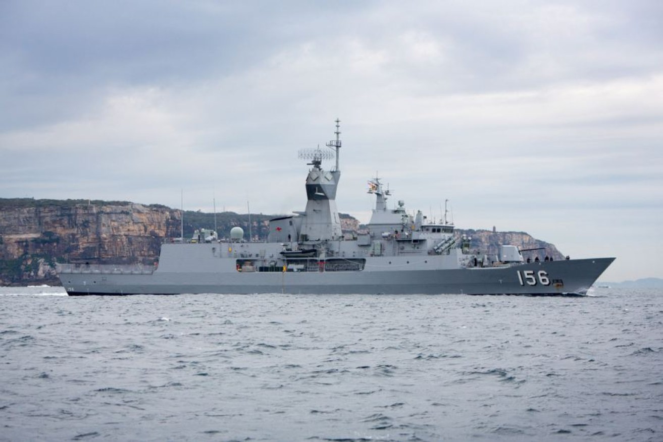 HMAS Toowoomba will arrive in the Persian Gulf within a fortnight.