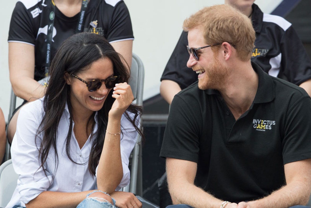 Good times in Canada: Meghan Markle and Prince Harry in Toronto for the 2017 Invictus Games, their first public outing.
