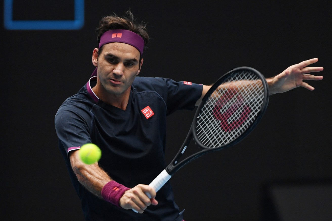 Roger Federer has been in blistering form this tournament. Photo: Getty 