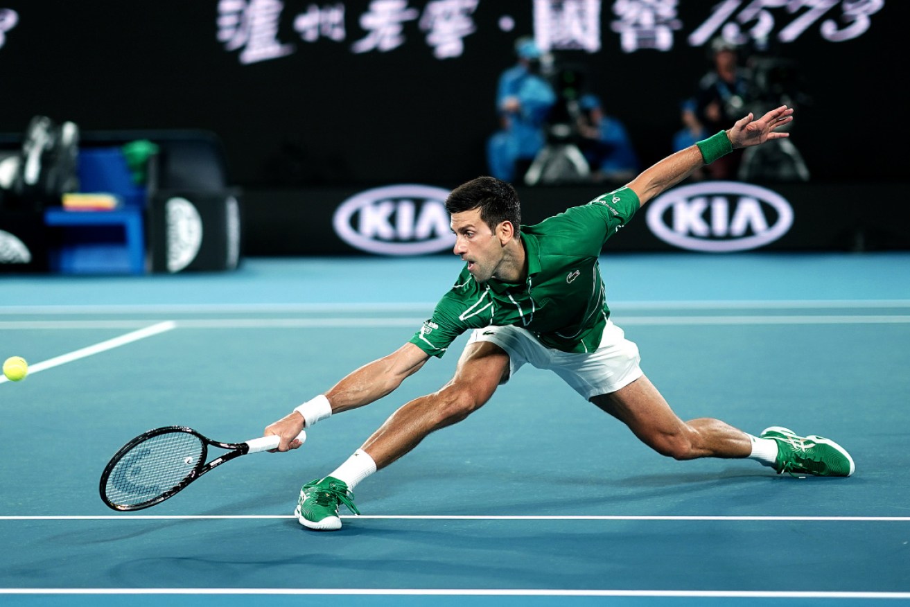 Novak Djokovic is three behind Roger Federer's record of 20 major titles.