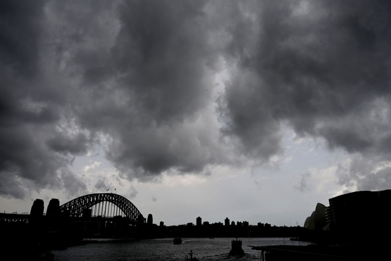 Thunderstorms and giant hail battered parts of Australia's east coast.