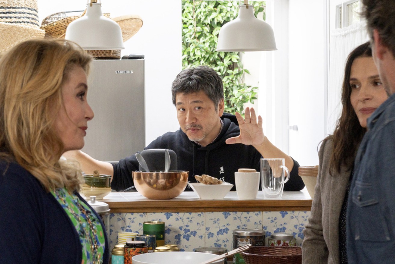 Kore-eda Hirokazu took on a monumental director's challenge: directing two French cinema icons, in a French film, without speaking the language. 