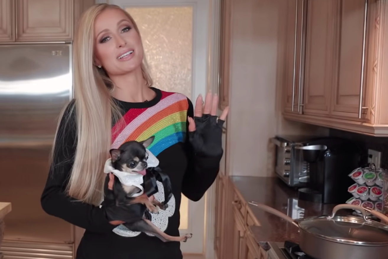 Paris Hilton, together with pooch Diamond Baby, teach us how to make the heiress' signature lasagne, in a new YouTube cooking show.