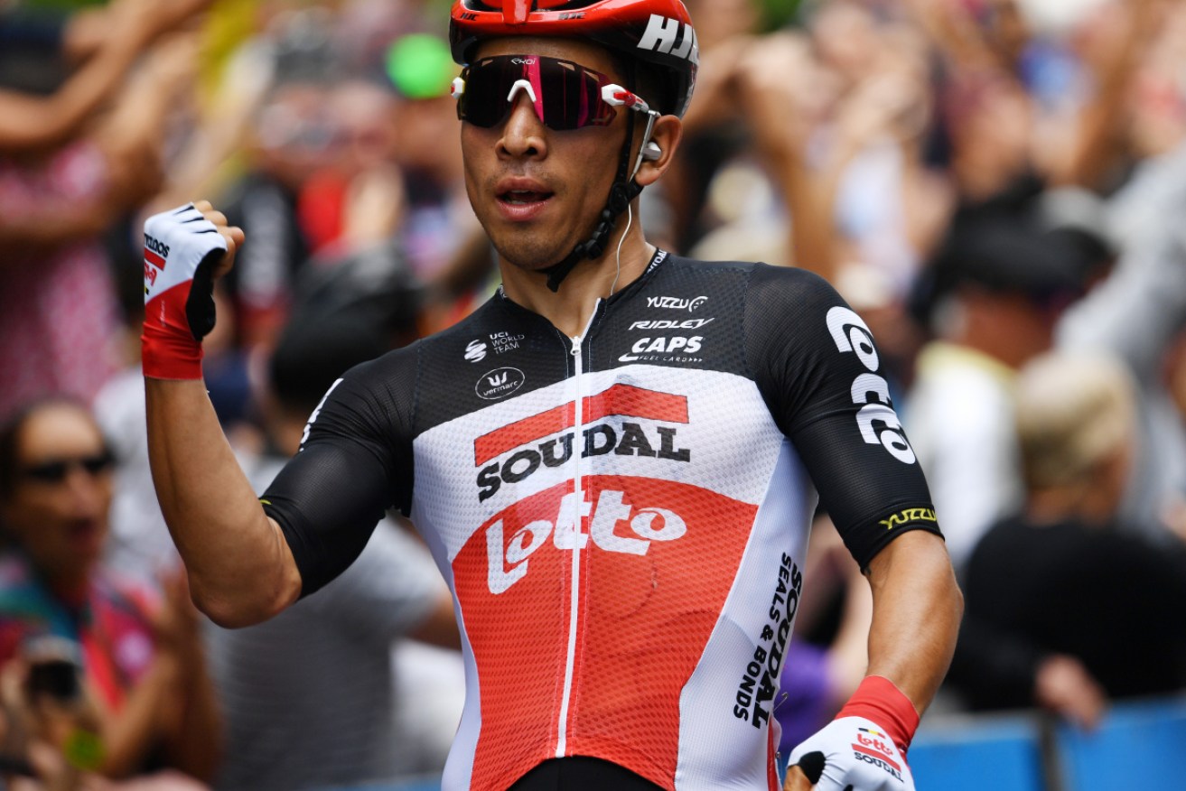 Caleb Ewan won two stages of the Giro d'Italia tour before withdrawing.