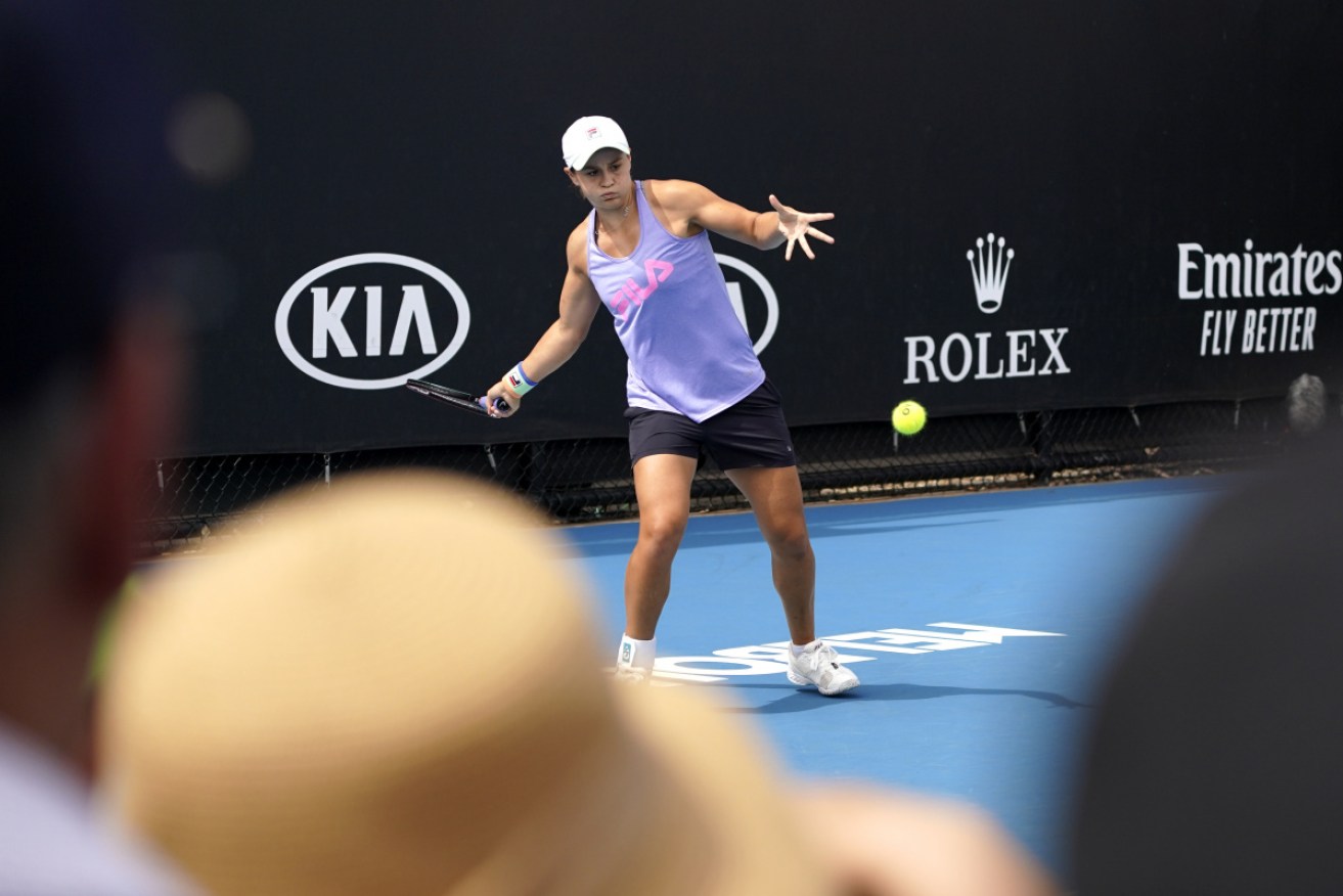 Ash Barty has been the centre of attention at Melbourne Park this week. 
