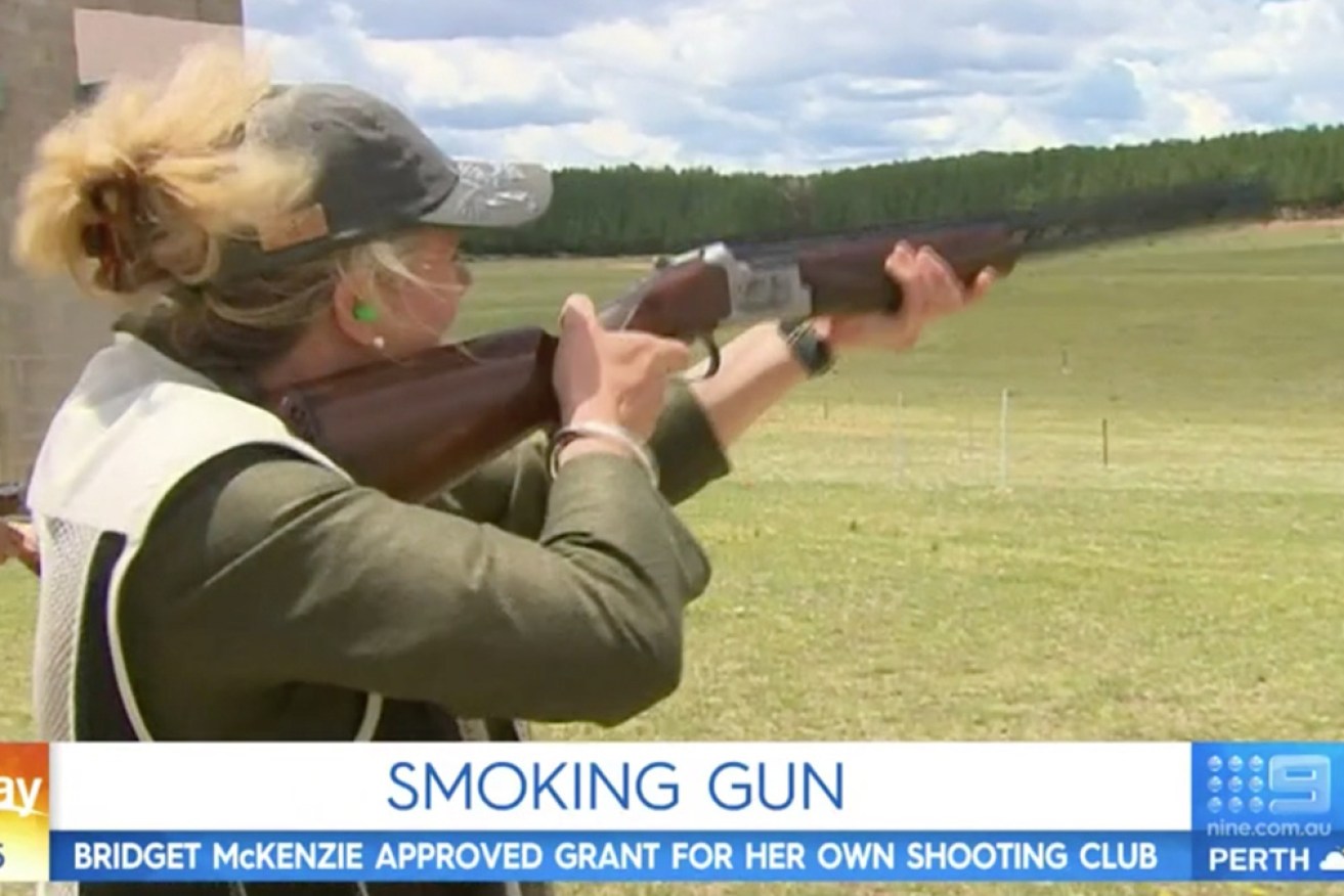 Senator Bridget McKenzie is an avid shooter.