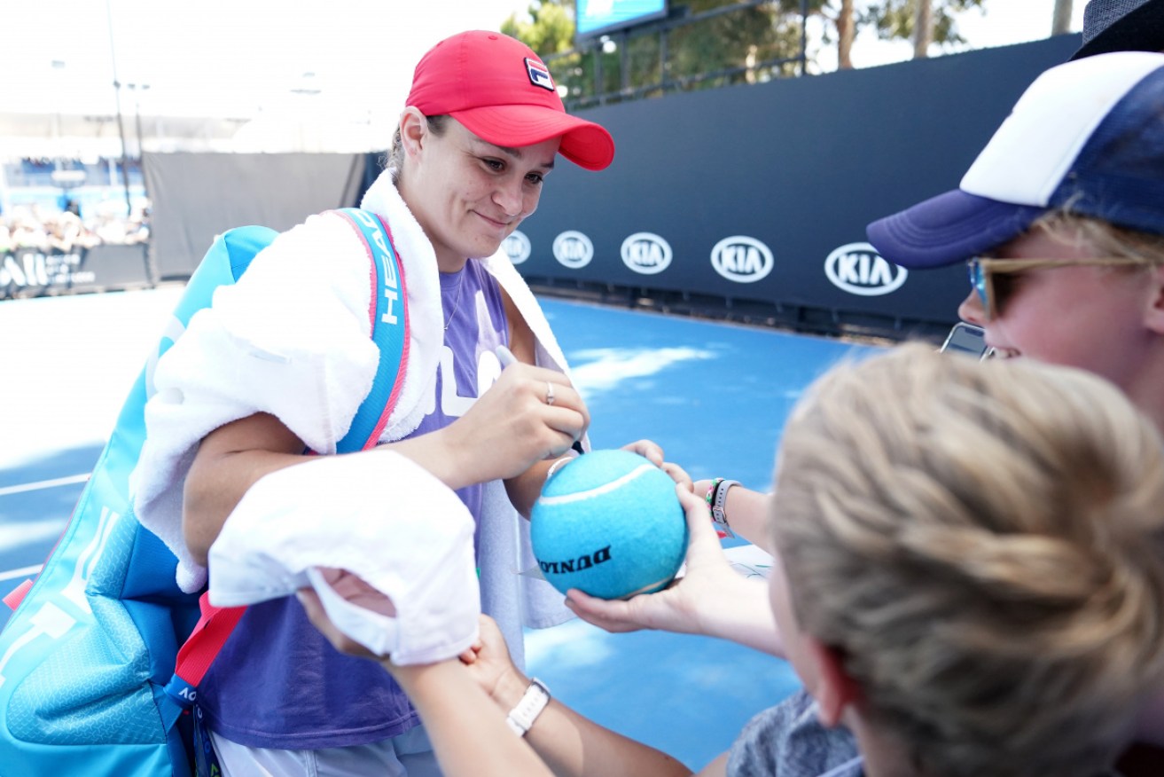 Hero: Ash Barty is breaking records and winning hearts. 