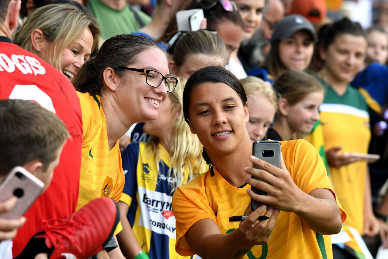 The Matildas will not be mixing it with fans or other players for a while. 
