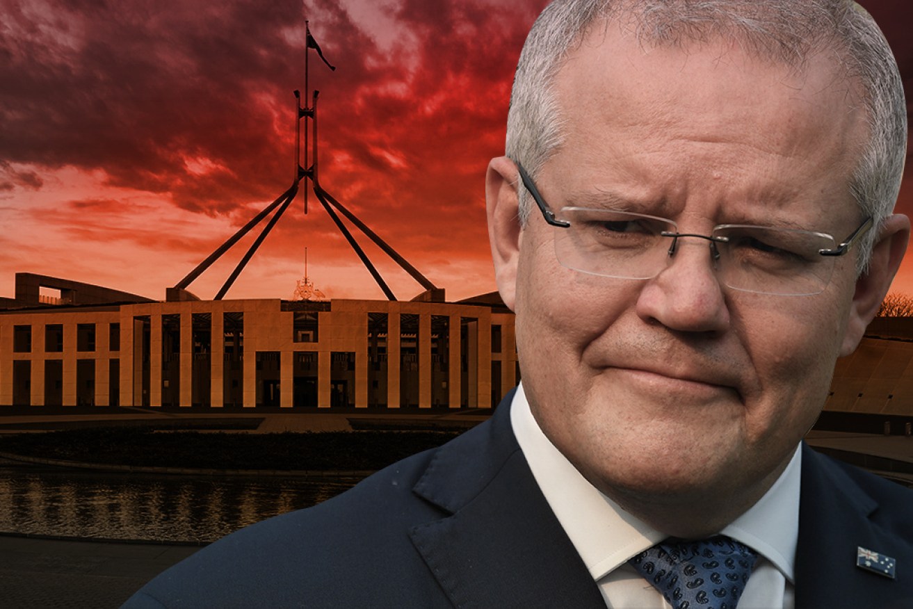There's no end to the wild weather for Scott Morrison: he faces a return to parliament next week.