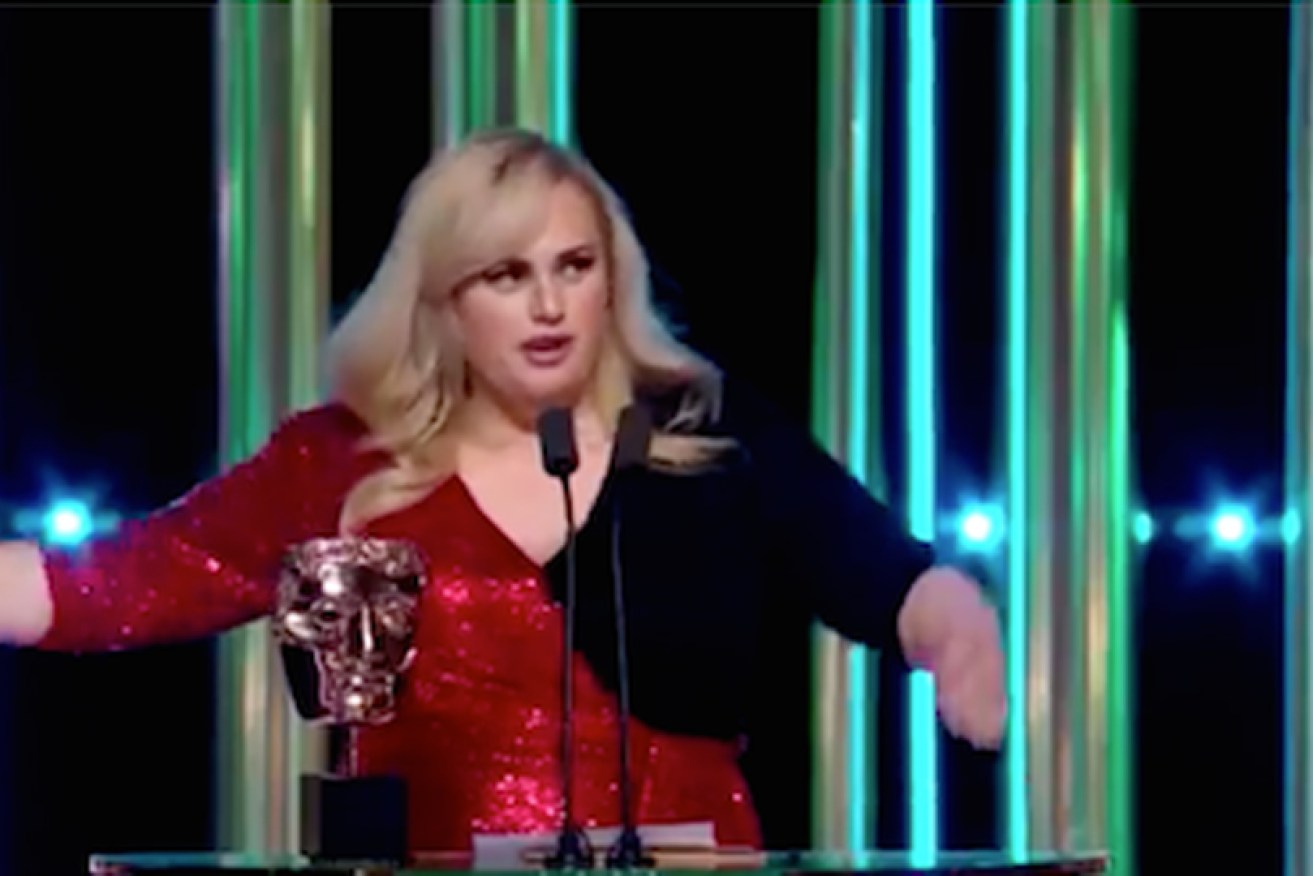 Rebel Wilson brought down the house with royals and diversity jokes at the BAFTAS in London on February 2.