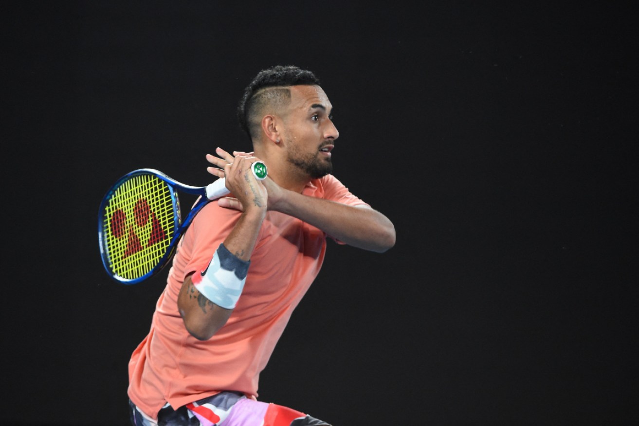 Nick Kyrgios was a changed man at the Australian Open.