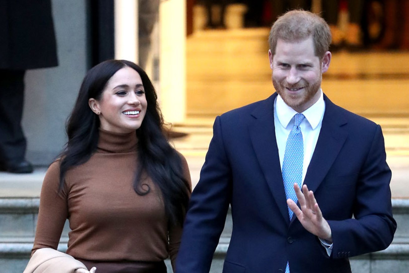 Meghan and Harry on their final job as senior royals, in London on January 7.