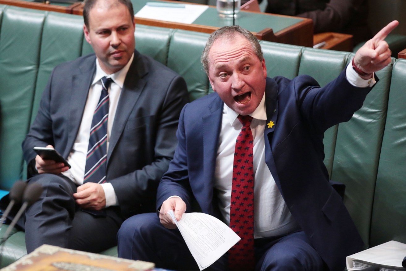 Barnaby Joyce, who was defeated in a Nationals leadership challenge by Michael McCormack, has lashed out at his leader.