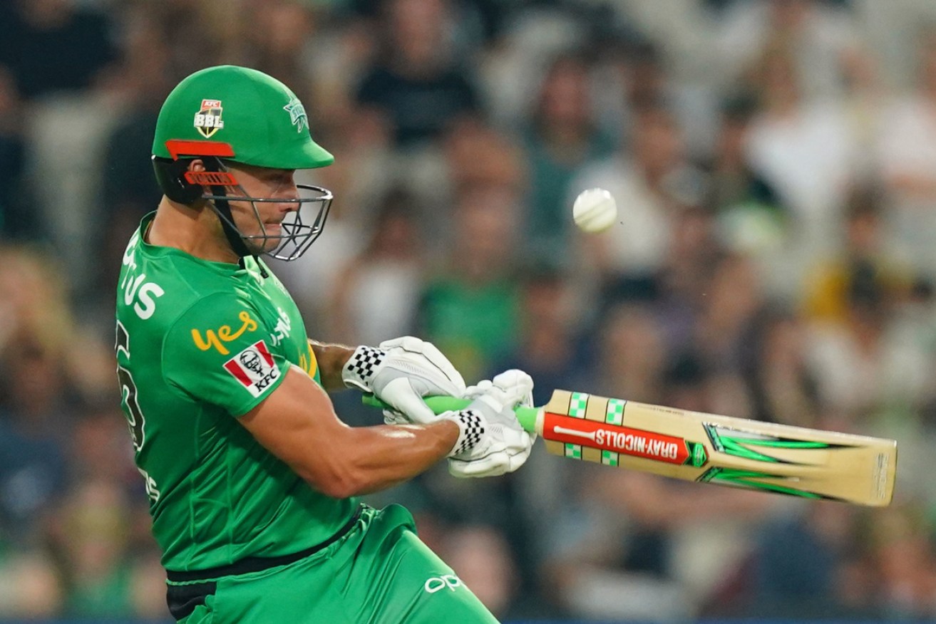 Marcus Stoinis scored 83 from 54 balls to lead Melbourne Stars to a solid total on Thursday. 