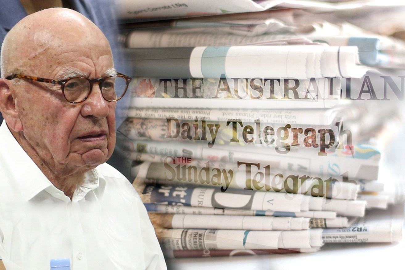 Rupert Murdoch's Australian mastheads are losing readers. 