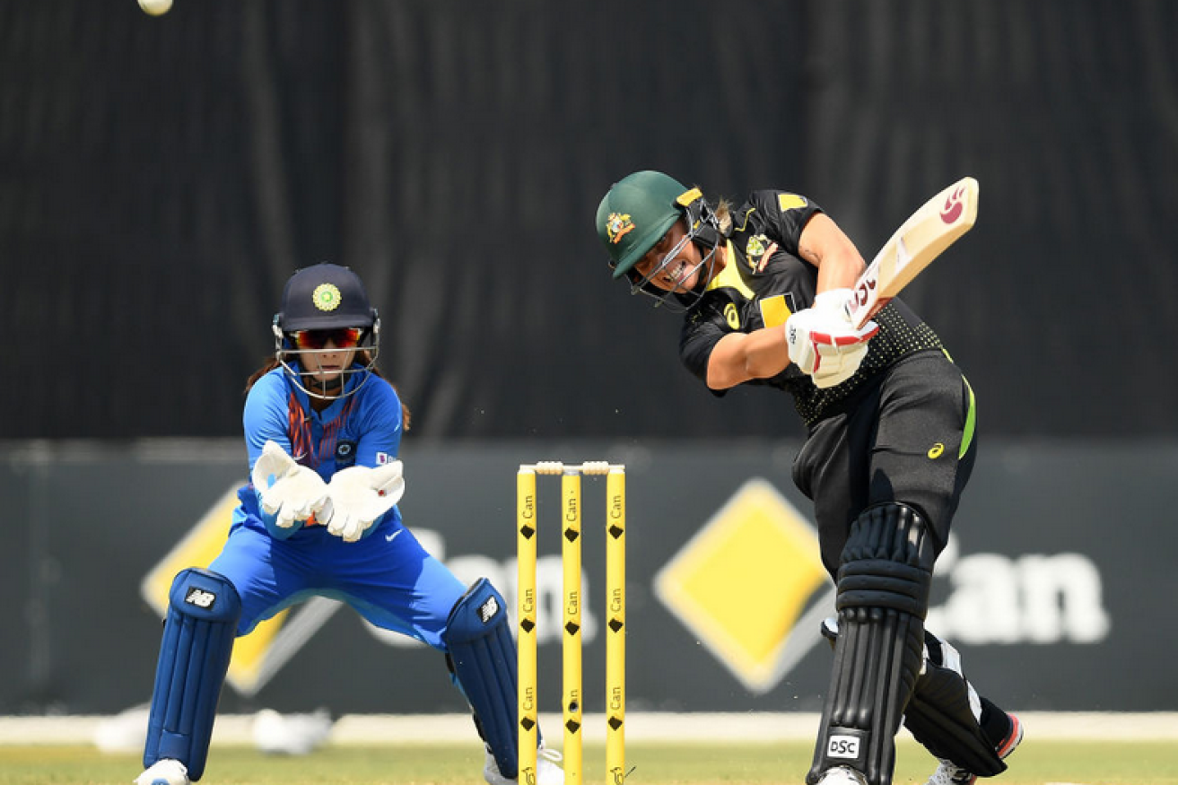 Ashleigh Gardner adds another run to her career-best 93, but it wasn't anywhere near enough to keep India at bay.