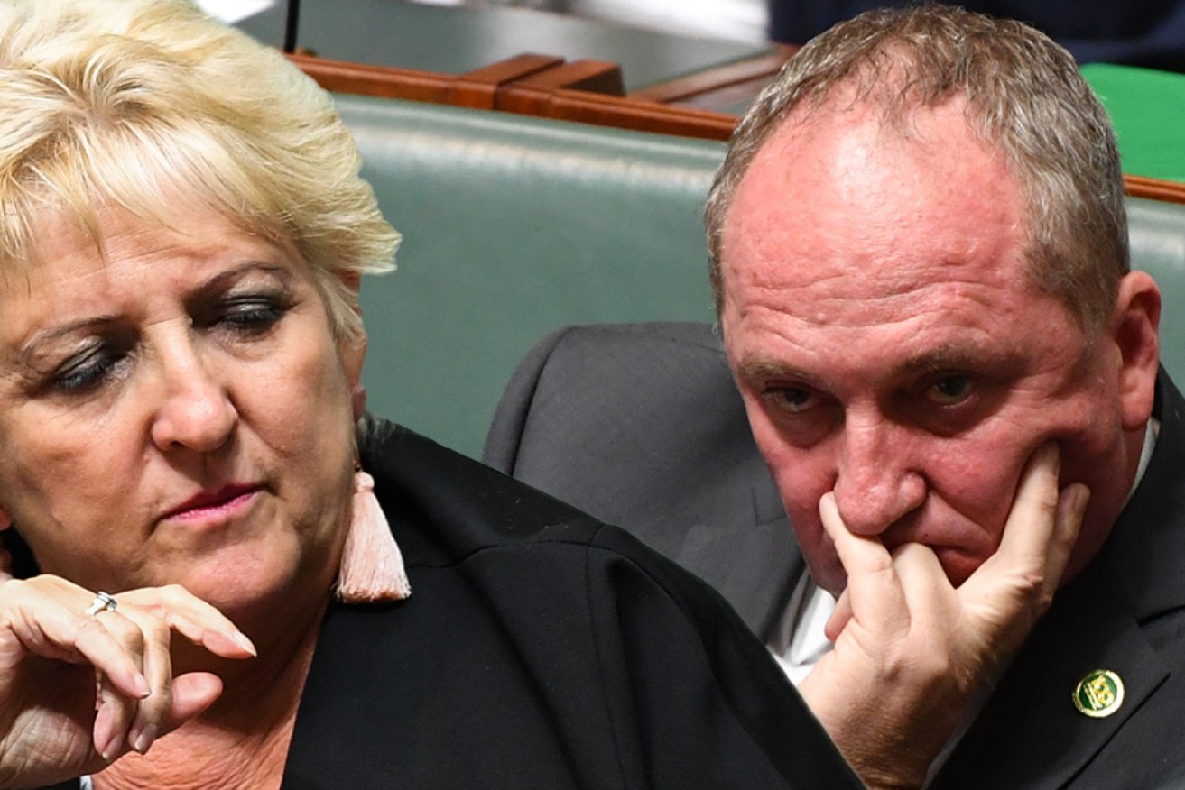 Newly promoted MP Michelle Landry says disgruntled Nationals are seeking revenge.