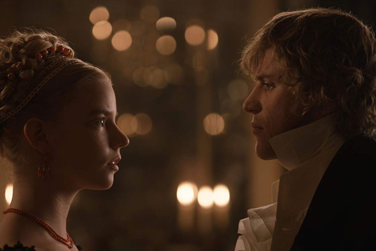 Sexual tension, anyone? Anya Taylor-Joy and Johnny Flynn get sparky in Jane Austen's <i>Emma.</i>