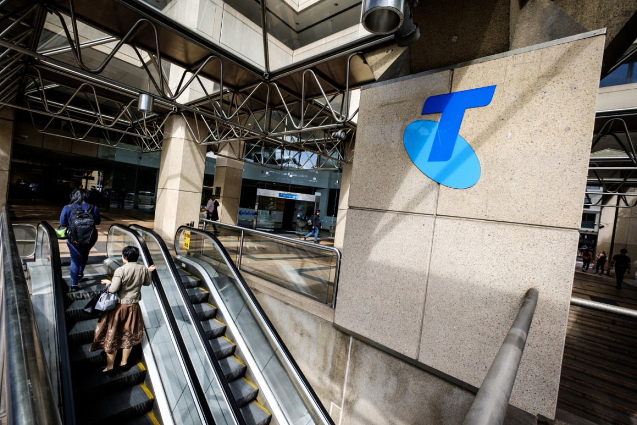 Telstra's first-half profit has slipped 7.6 per cent to $1.14 billion.