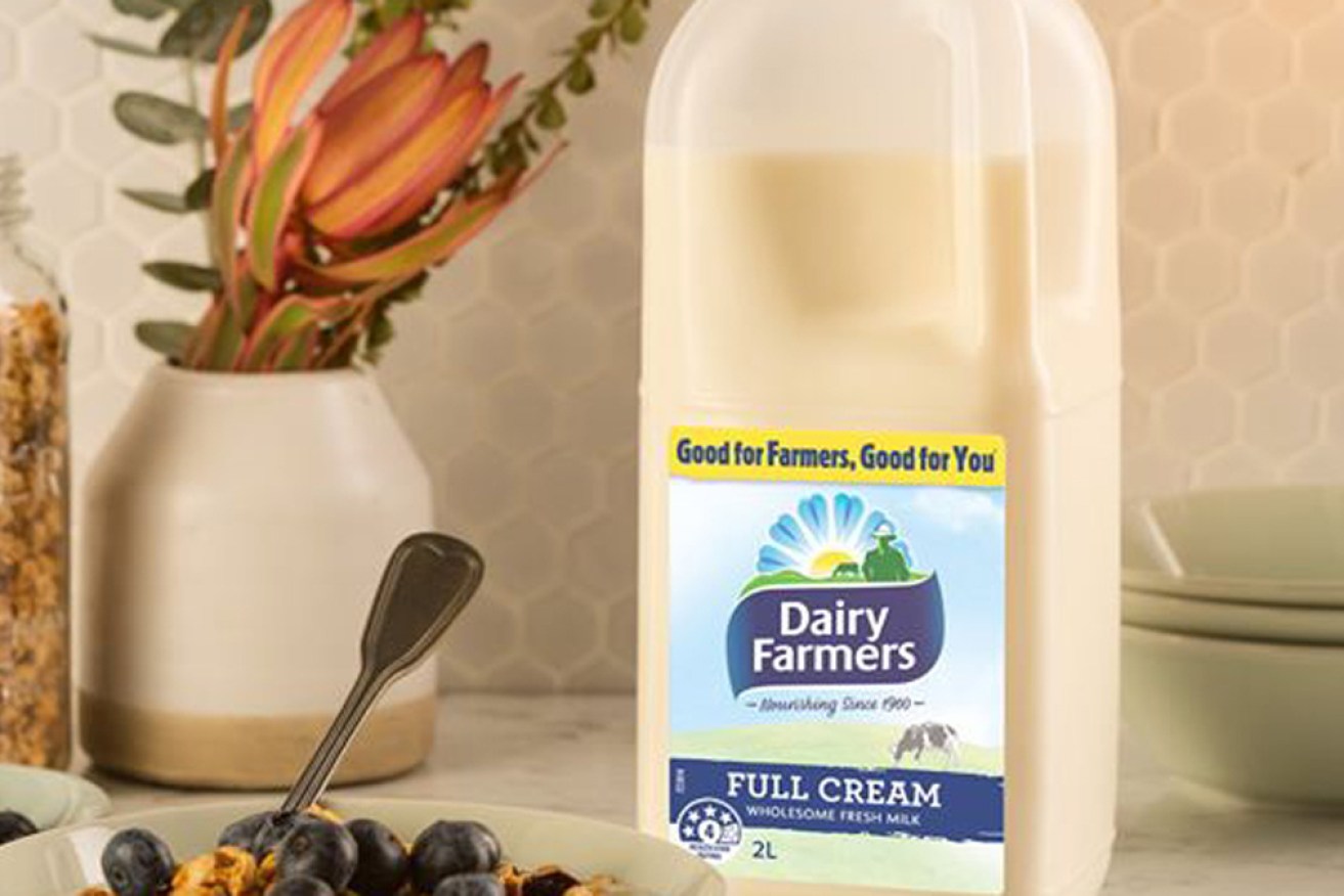 Dairy Farmers one and three-litre full-cream milks have been recalled.