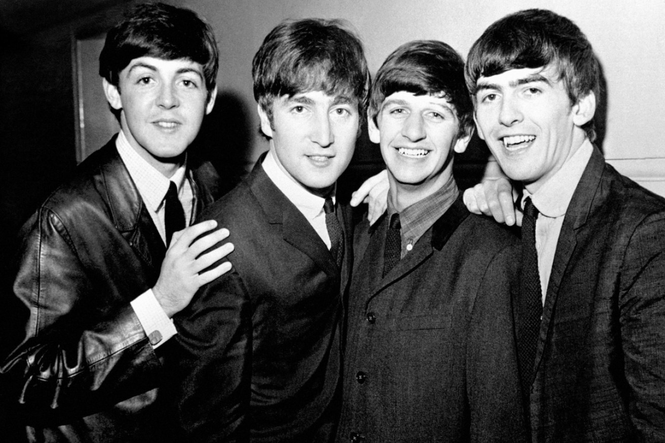 Paul McCartney, John Lennon, Ringo Starr and George Harrison in 1963. 
