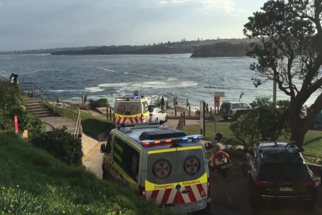 Emergency services were called to Bondi Beach on Saturday afternoon, where a couple were swept into the ocean by powerful waves.