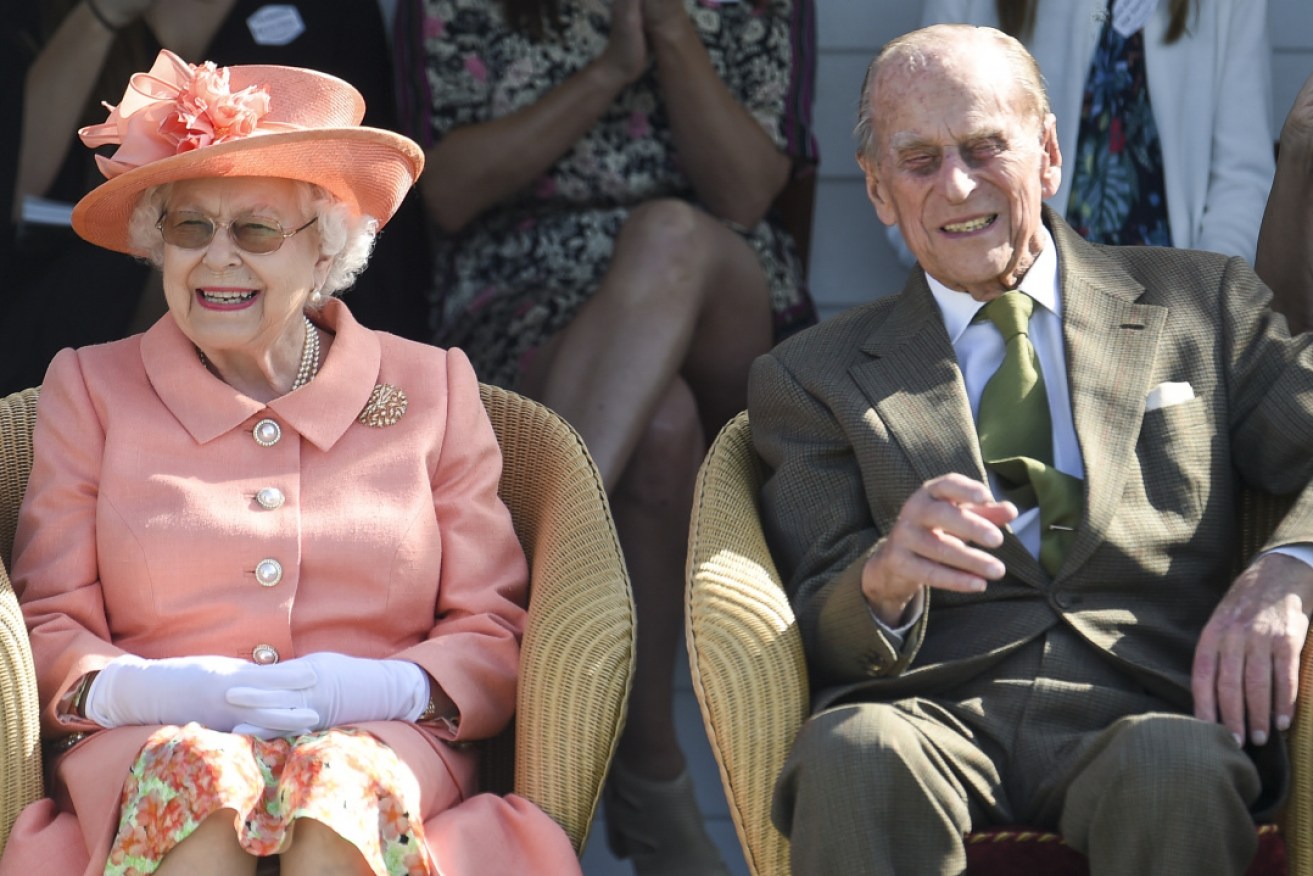 The Queen and Prince Philip at the Royal Windsor Cup polo match at Guards Polo Club on June 24, 2018 in Egham.



