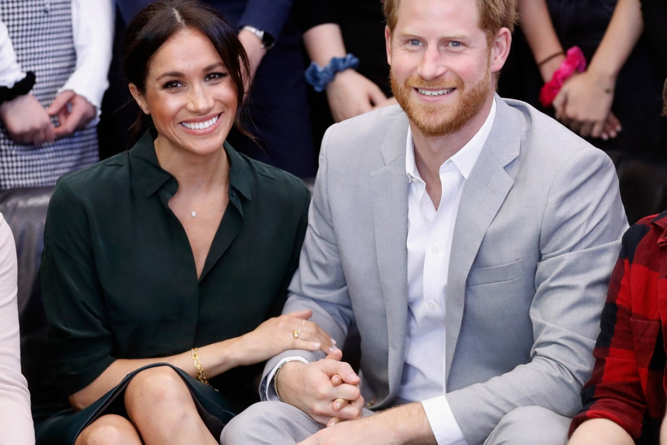 Megan and Prince Harry in Sussex in October 2018.