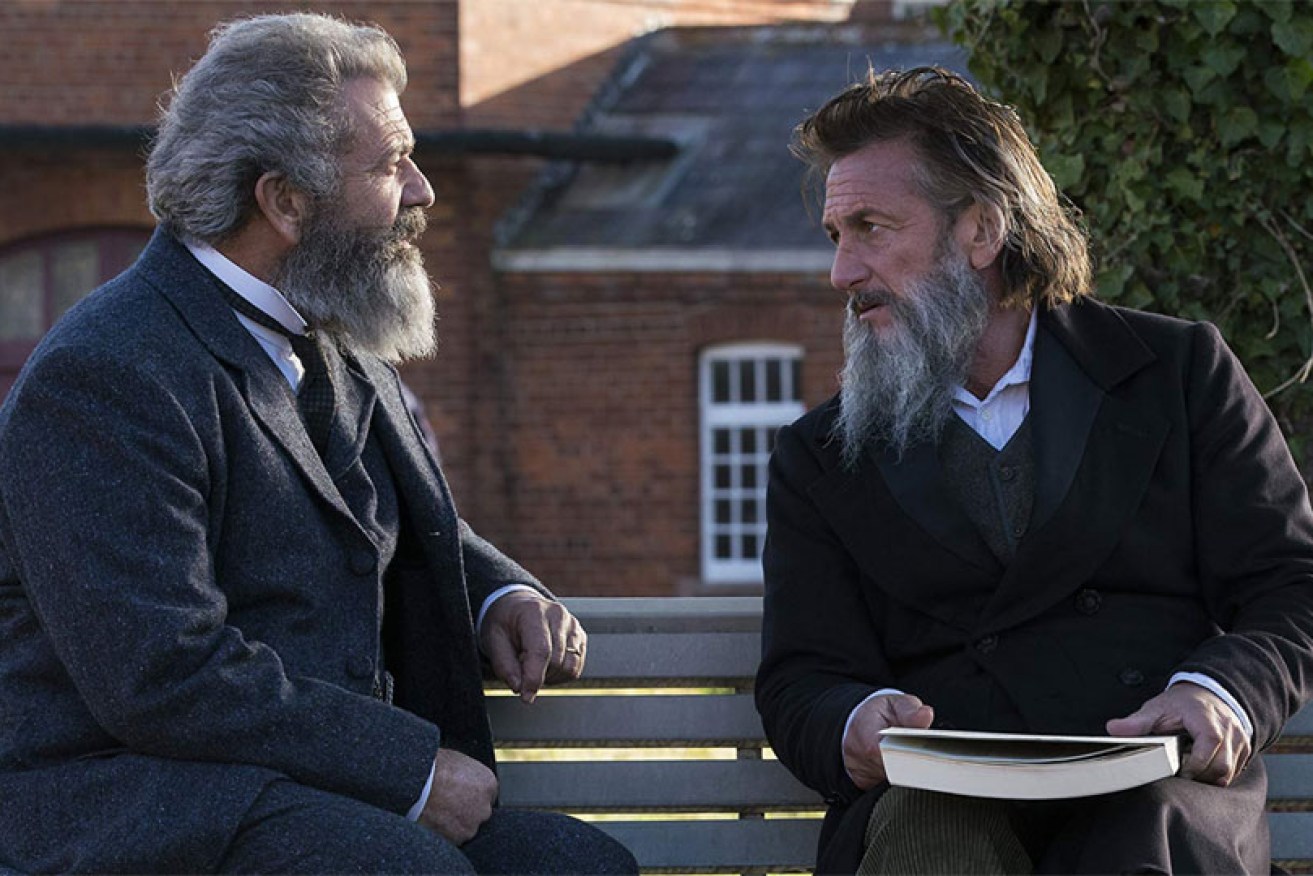 Mel GIbson and Sean Penn vie to see who is the worst actor in stinker <i>The Professor and The Madman.</i>