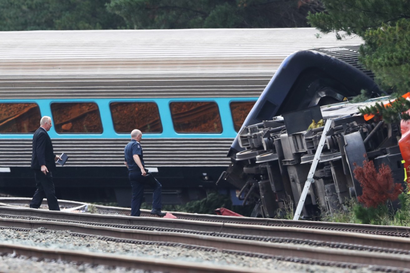 The Rail Tram and Bus Union's Victorian division says the section of track on which the XPT derailed was awaiting maintenance.