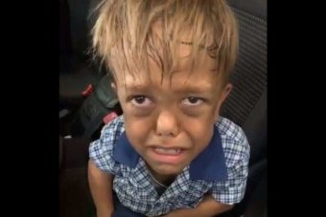The video Quaden's mother posted went viral around the world.