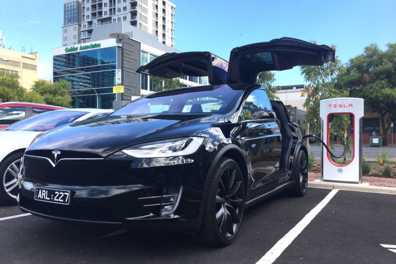 A new electric vehicle charging station can be the equivalent of 100 new homes being connected to the grid. <i>Photo: ABC News/Leah MacLennan</i>
