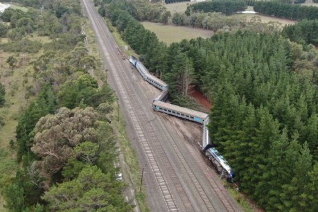 Sydney-to-Melbourne train driver wrote about issues before derailment, email shows