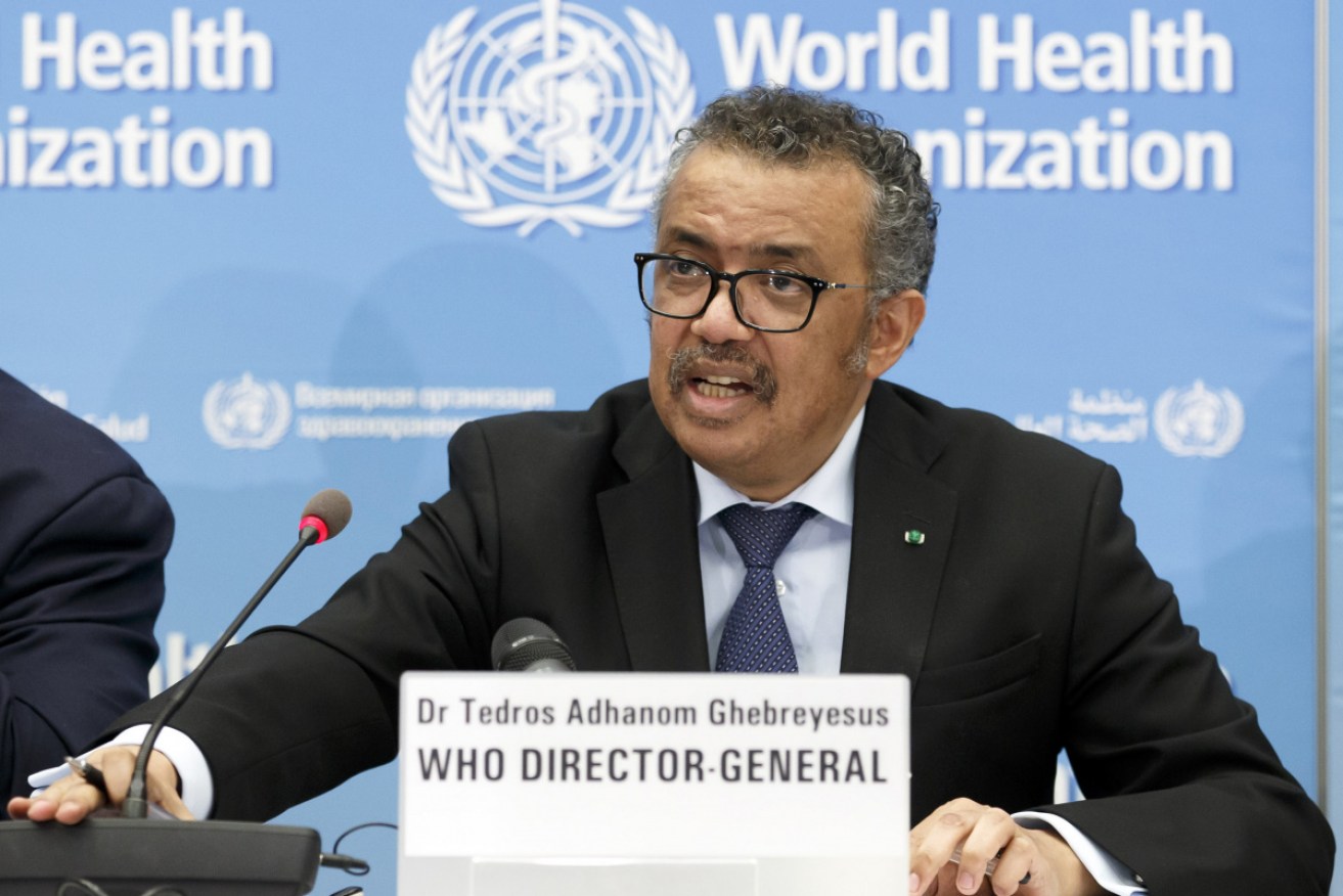 WHO director-general Tedros Adhanom Ghebreyesus (centre) heads the global health emergency response over coronavirus.