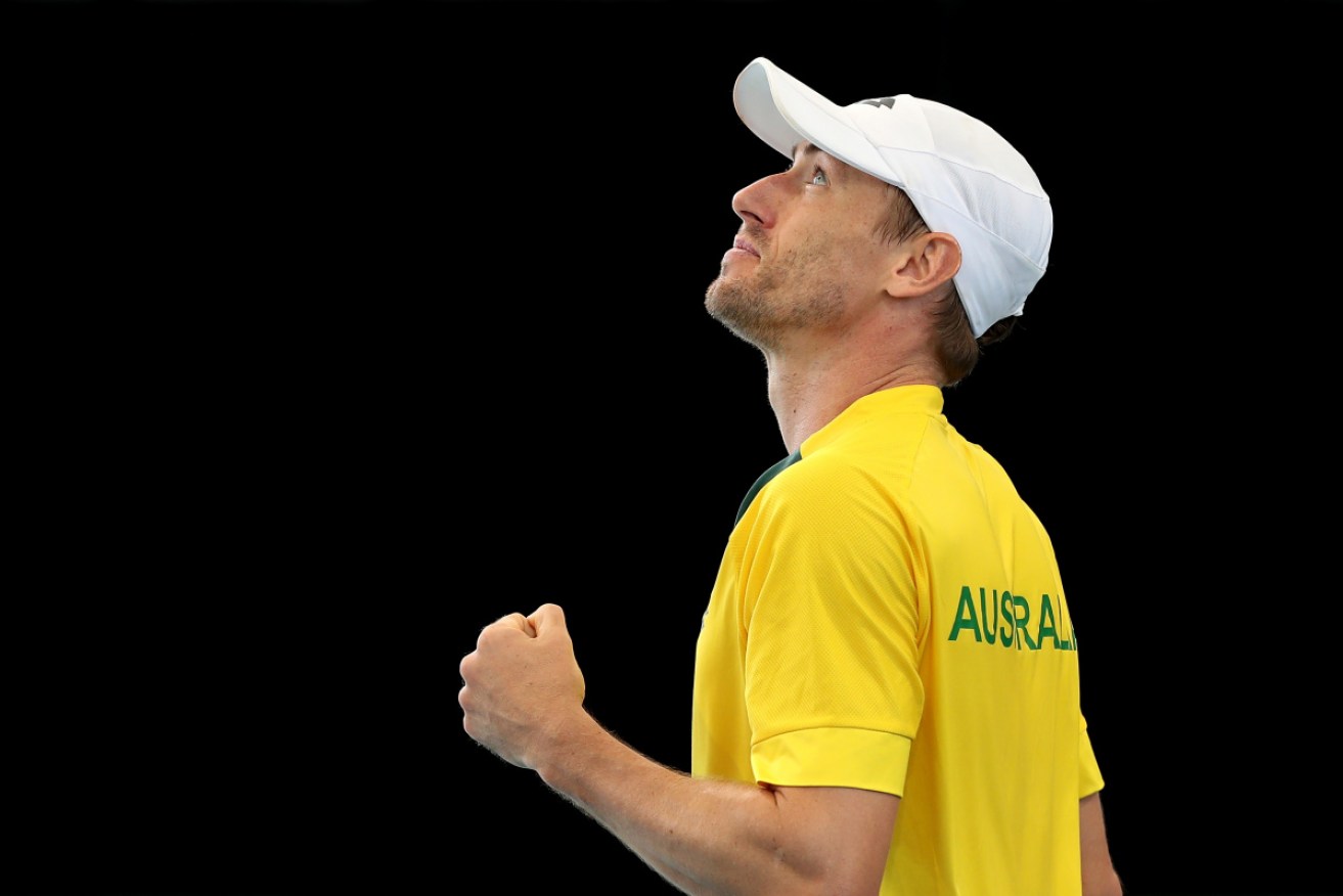 Another stirring win for John Millman has helped Australia to victory. 