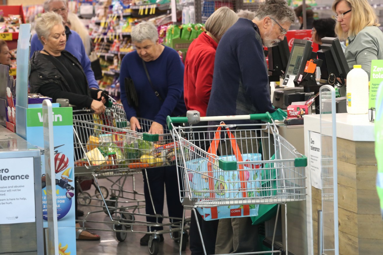 Shoppers flocked to the supermarkets as the coronavirus pandemic loomed – leading to booming sales.