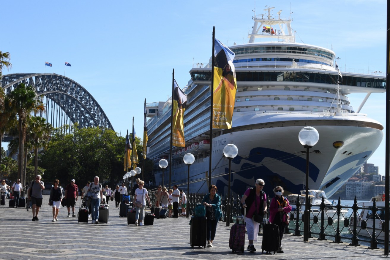 The Ruby Princess  docked in Sydney on March 19 – and thousands of passengers disembarked without coronavirus test results. 