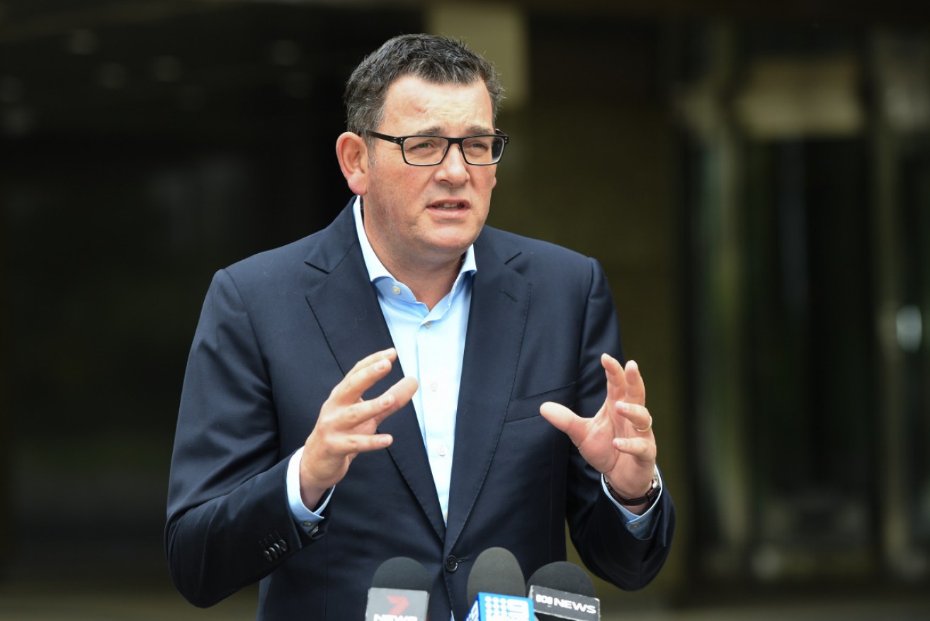 Daniel Andrews says the package will send confidence and cash back to businesses,