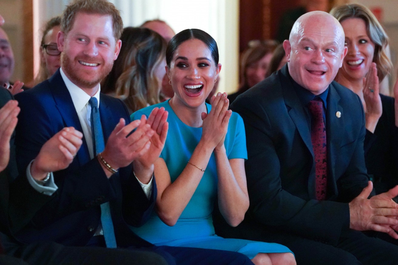 Prince Harry and Meghan cheer on a wedding proposal as they attend the annual Endeavour Fund Awards.