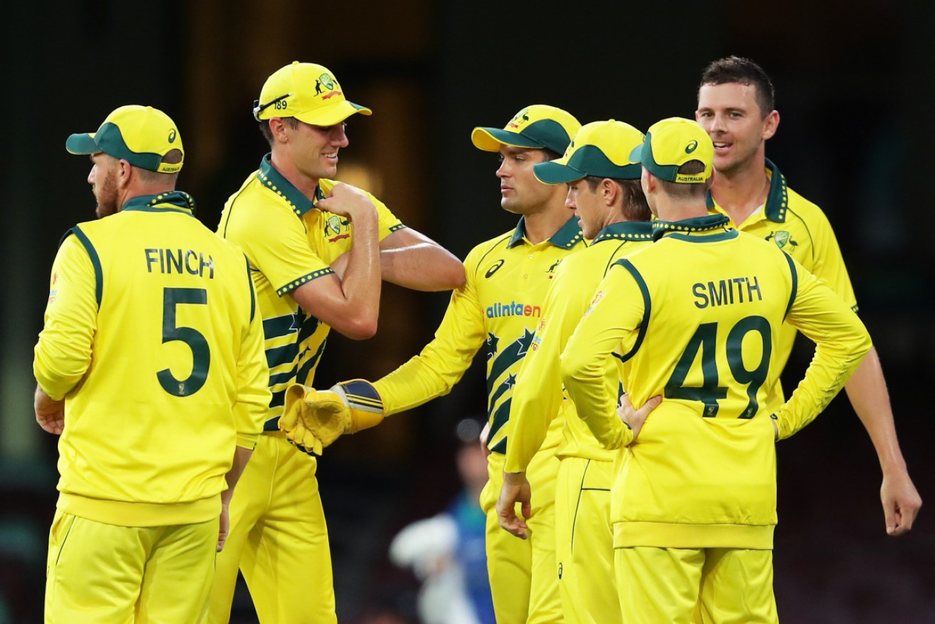 Australia's three-match one-day series has been abandoned after the first match.