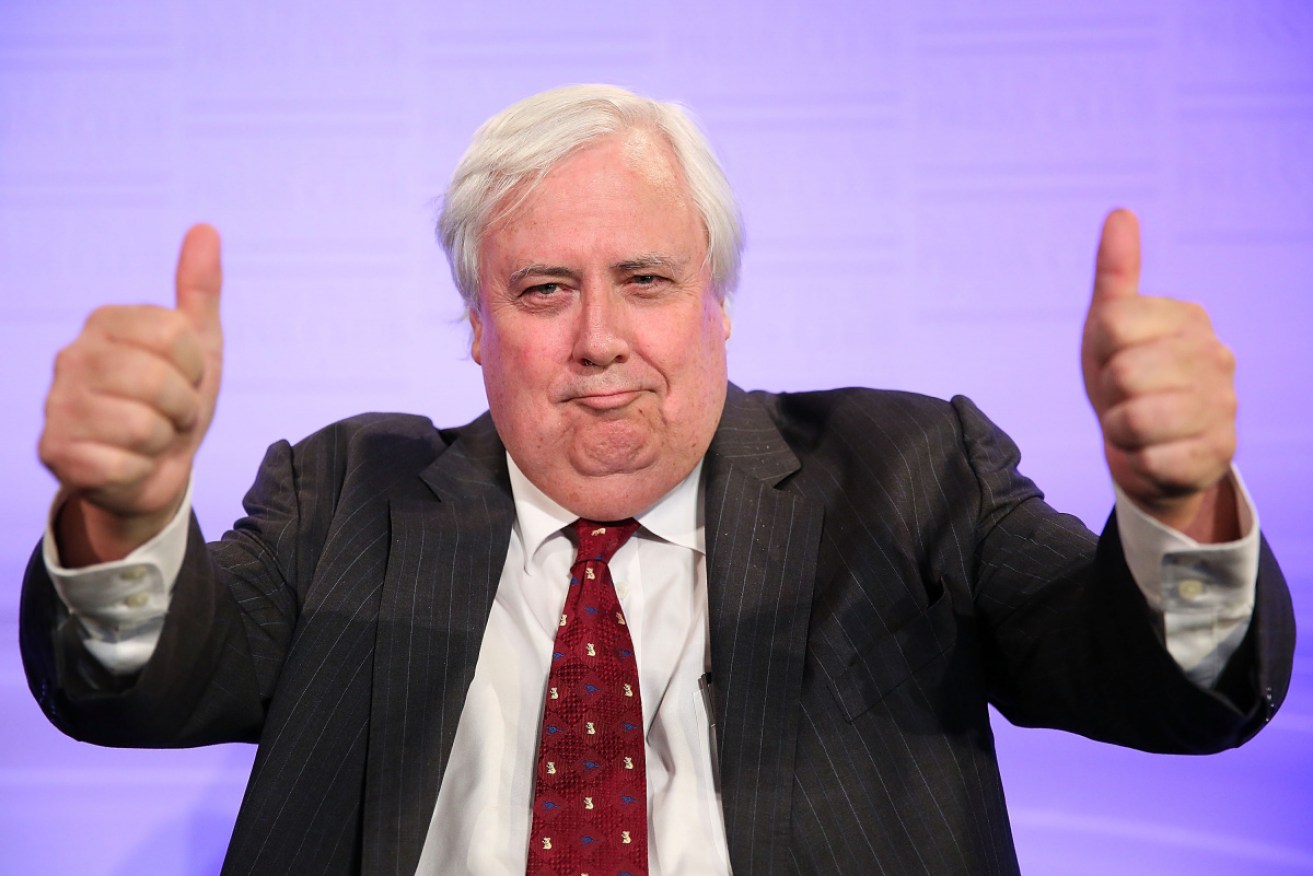 Clive Palmer is a poet and he knows it. Photo: Getty
