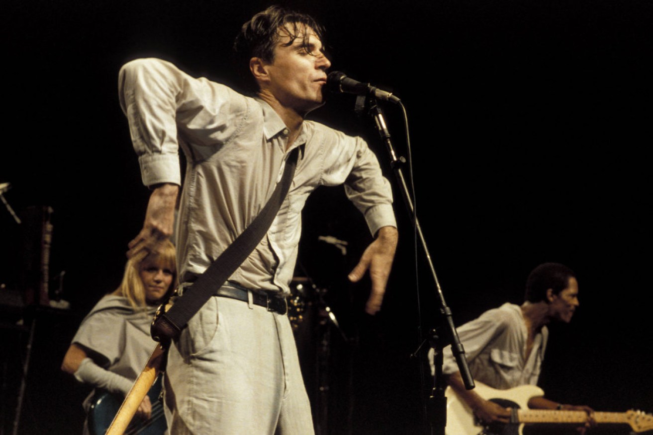Talking Heads performing in 1983. 