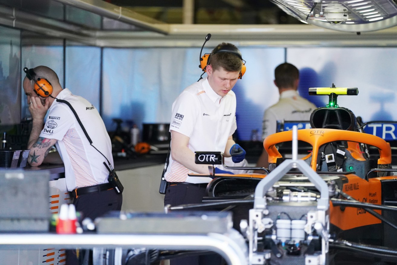 The McLaren team has withdrawn from the Australian GP.  