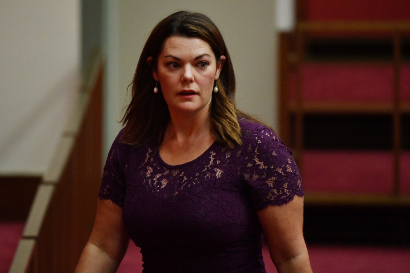 Sarah Hanson-Young defended her character reference on Thursday.