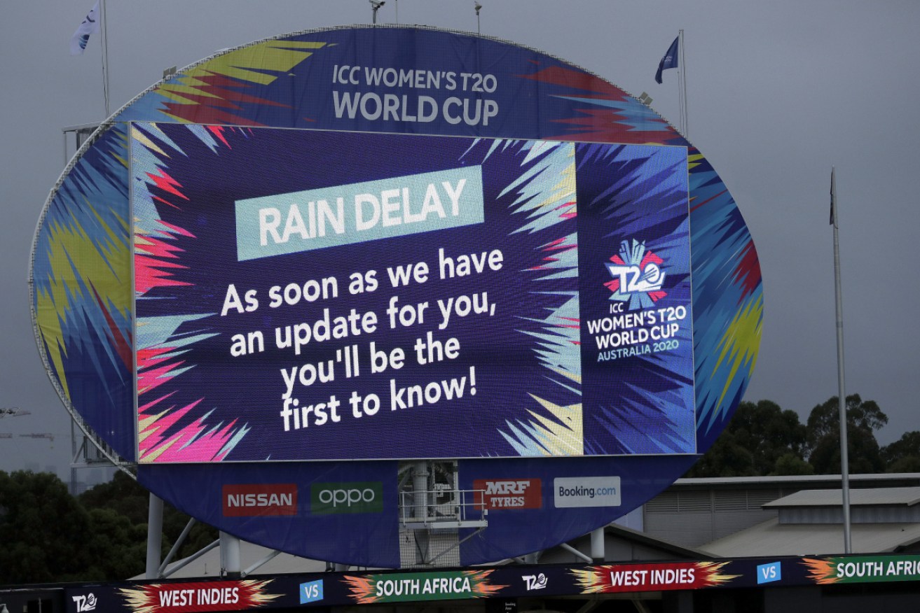Tuesday's rain meant South Africa advanced to the semi-final against Australia. 