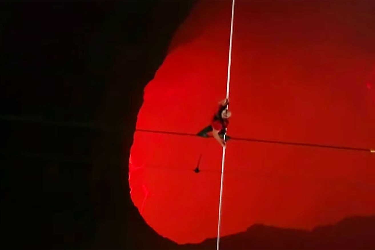 Nik Wallenda described the crossing as the longest and most dangerous of his life.