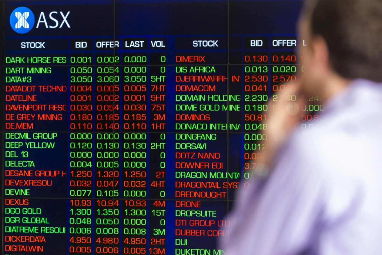 The ASX recorded a record daily fall of 9.7 per cent on Monday.