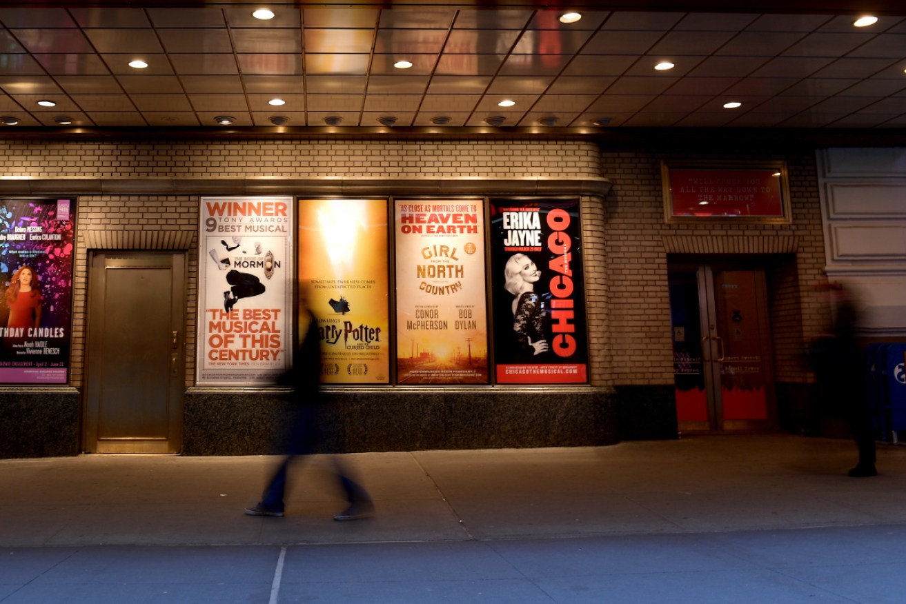 The usually bustling Broadway will shutdown as the virus spreads throughout the US.